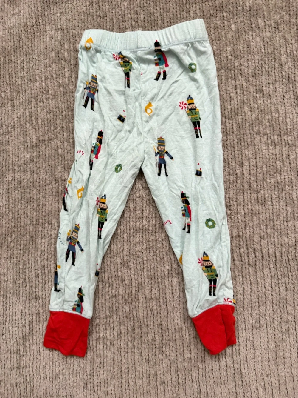 Angel Dear Nutcracker Christmas Pajama Set 12-18M Bamboo Holiday PJs